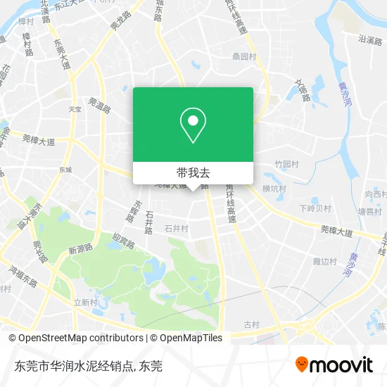 东莞市华润水泥经销点地图