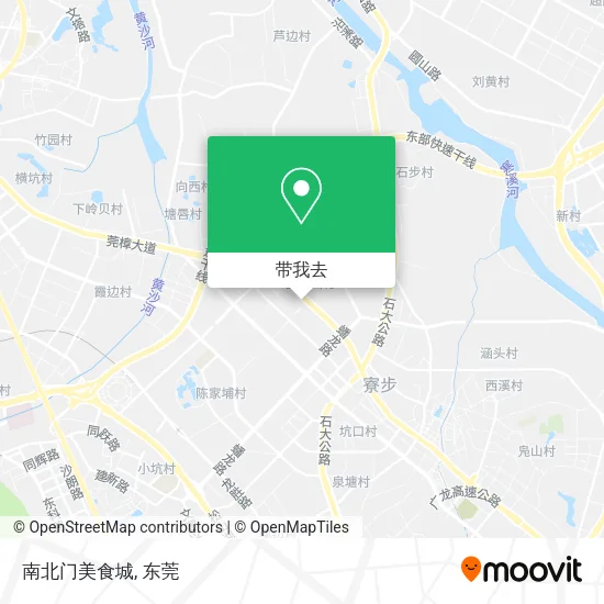 南北门美食城地图