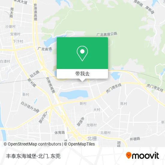 丰泰东海城堡-北门地图