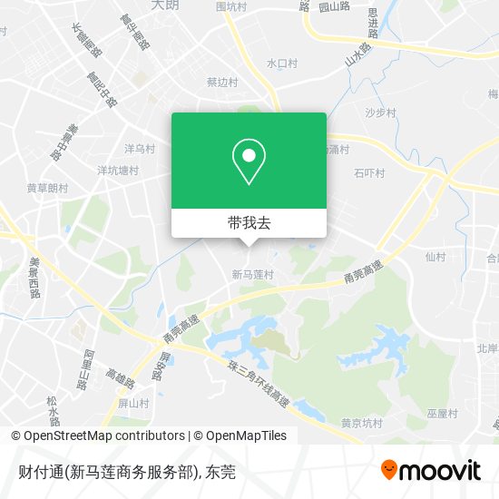 财付通(新马莲商务服务部)地图