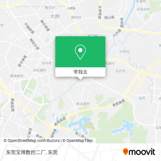 东莞宝烽数控二厂地图