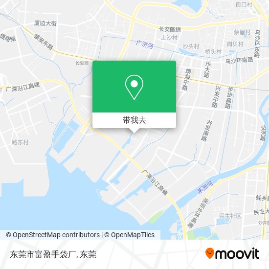 东莞市富盈手袋厂地图