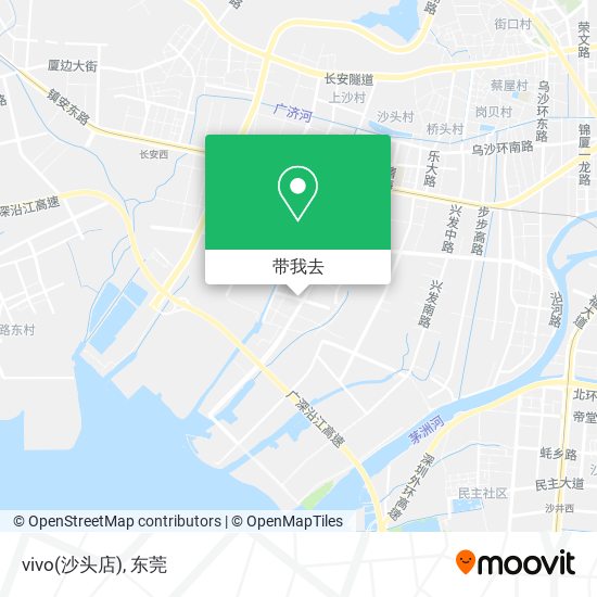 vivo(沙头店)地图