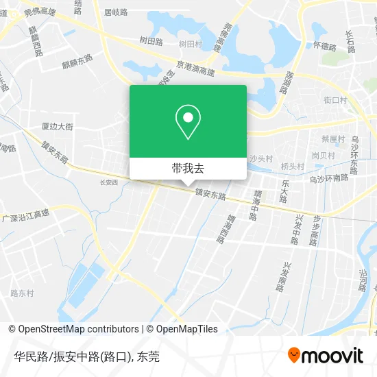 华民路/振安中路(路口)地图