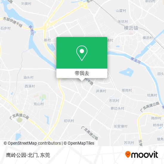 鹰岭公园-北门地图