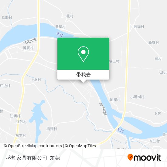 盛辉家具有限公司地图