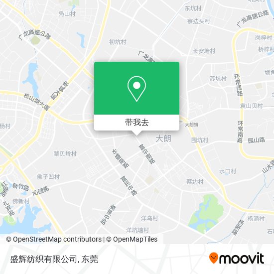 盛辉纺织有限公司地图