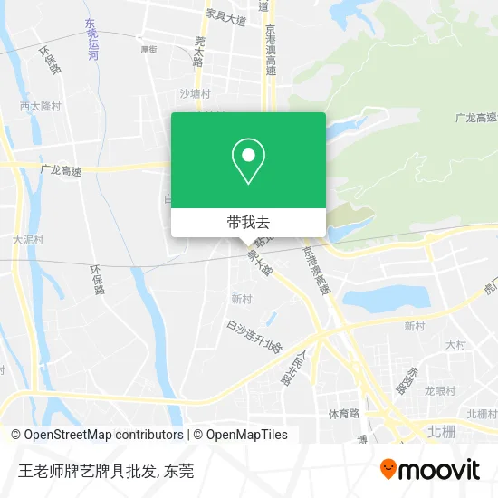 王老师牌艺牌具批发地图