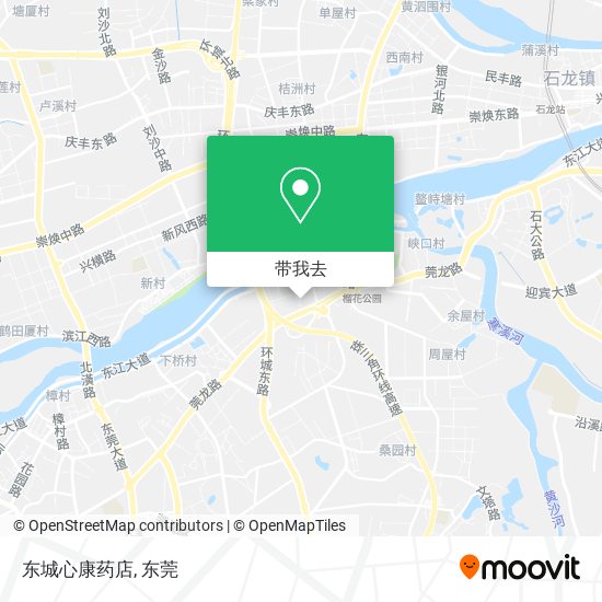 东城心康药店地图