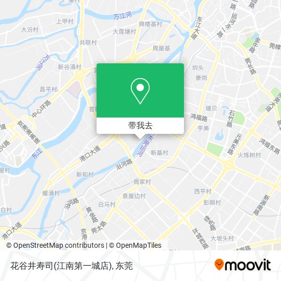 花谷井寿司(江南第一城店)地图