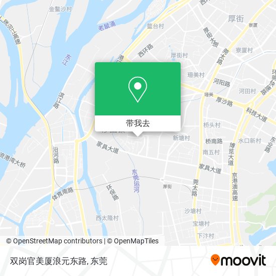 双岗官美厦浪元东路地图