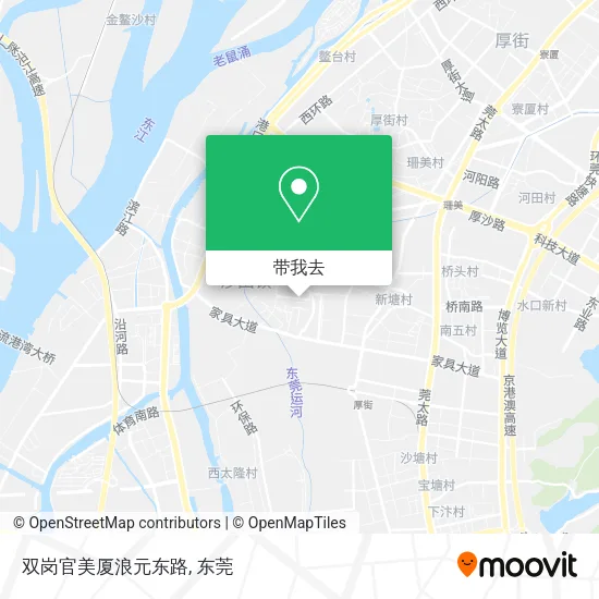 双岗官美厦浪元东路地图