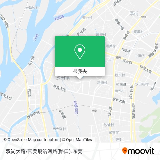 双岗大路/官美厦沿河路(路口)地图