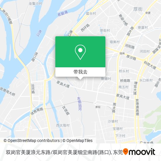 双岗官美厦浪元东路/双岗官美厦细坣南路(路口)地图