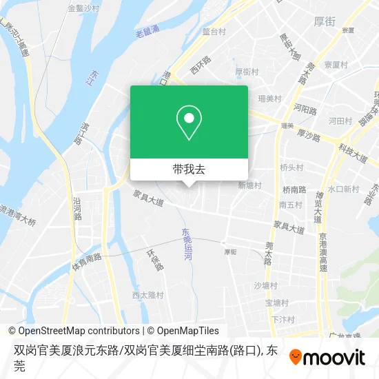 双岗官美厦浪元东路/双岗官美厦细坣南路(路口)地图