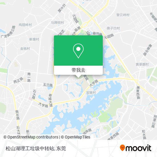 松山湖理工垃圾中转站地图
