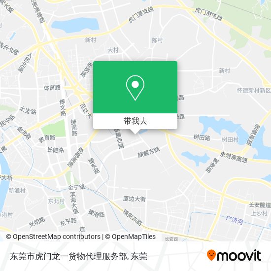 东莞市虎门龙一货物代理服务部地图