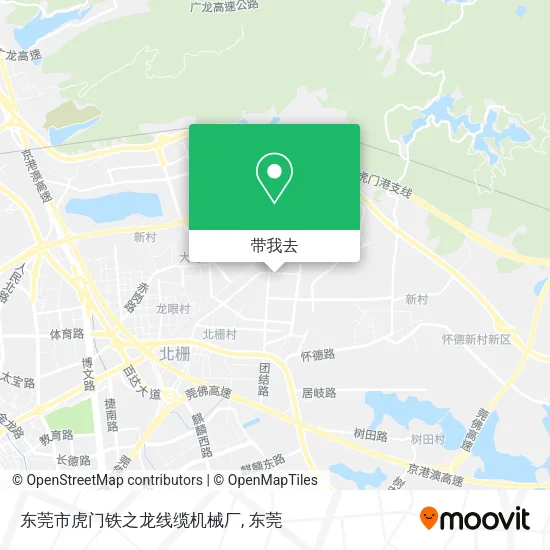东莞市虎门铁之龙线缆机械厂地图