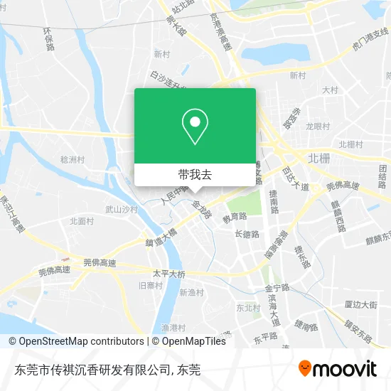 东莞市传祺沉香研发有限公司地图