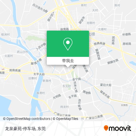 龙泉豪苑-停车场地图