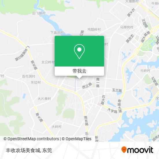 丰收农场美食城地图