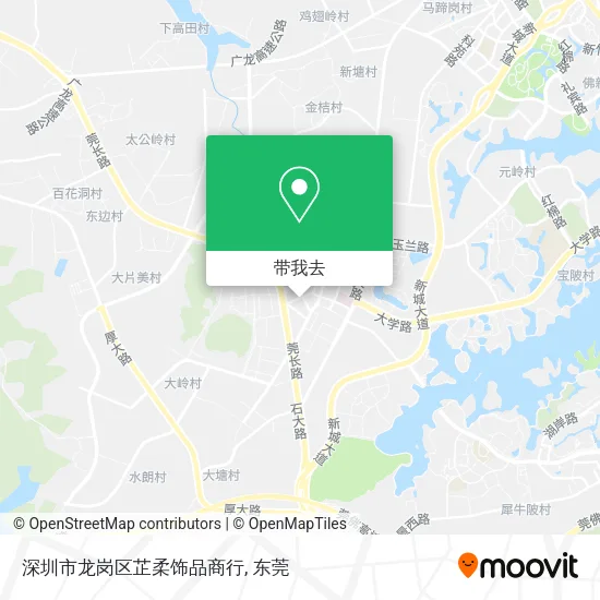 深圳市龙岗区芷柔饰品商行地图