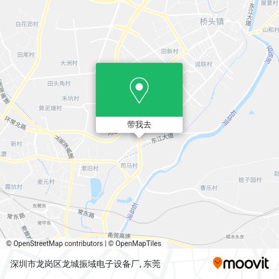深圳市龙岗区龙城振域电子设备厂地图