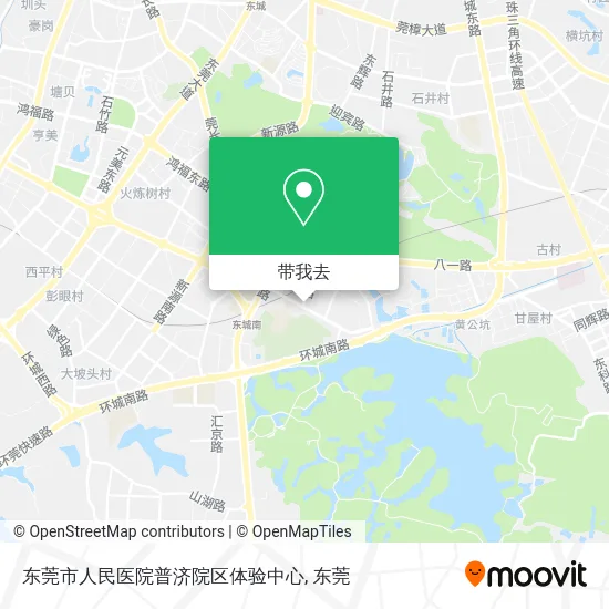 东莞市人民医院普济院区体验中心地图