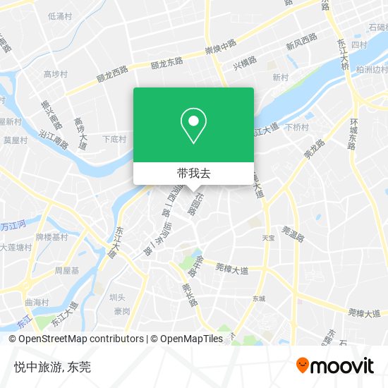 悦中旅游地图