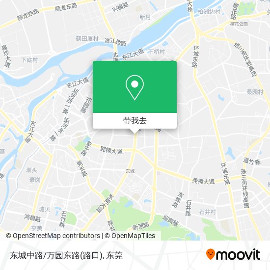 东城中路/万园东路(路口)地图