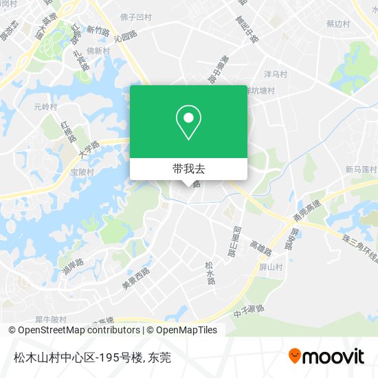 松木山村中心区-195号楼地图