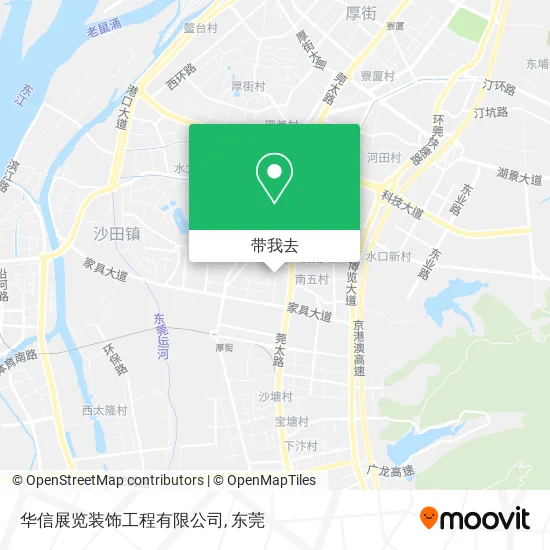 华信展览装饰工程有限公司地图