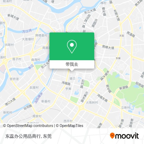 东蕊办公用品商行地图