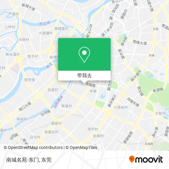 南城名苑-东门地图