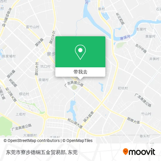 东莞市寮步德铜五金贸易部地图
