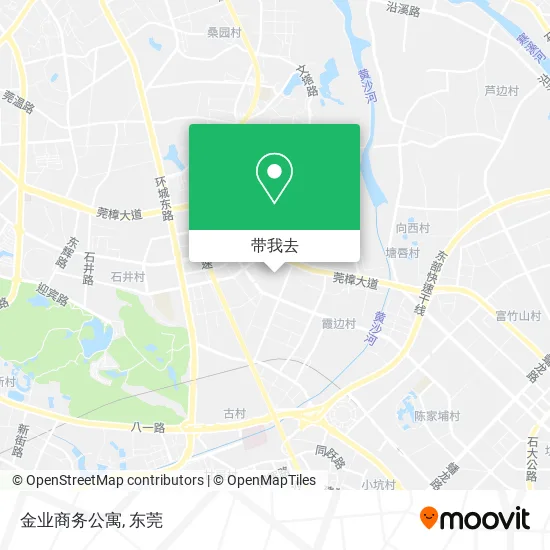 金业商务公寓地图
