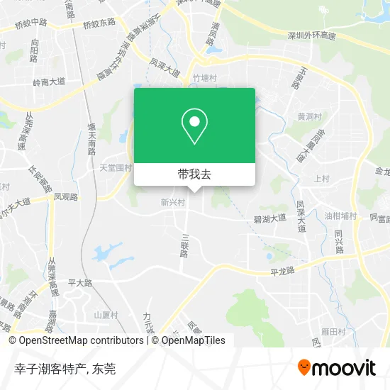 幸子潮客特产地图