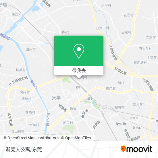 新莞人公寓地图