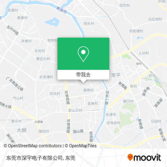 东莞市深宇电子有限公司地图