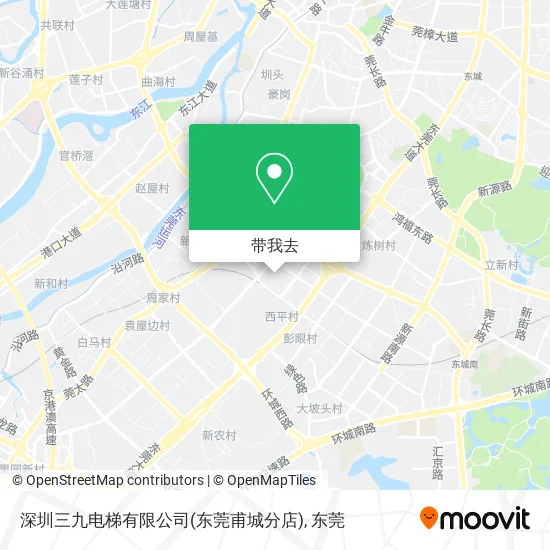 深圳三九电梯有限公司(东莞甫城分店)地图