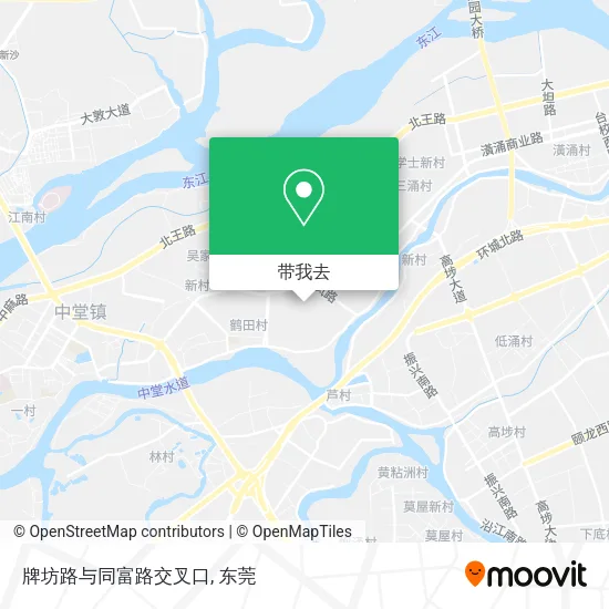 牌坊路与同富路交叉口地图