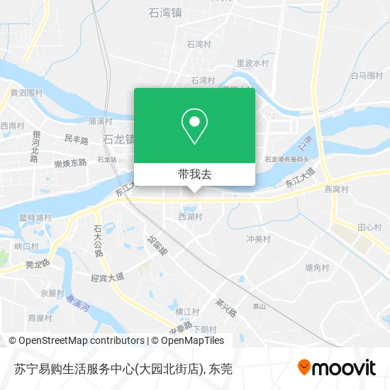 苏宁易购生活服务中心(大园北街店)地图