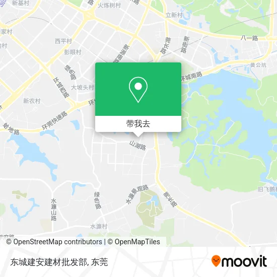东城建安建材批发部地图