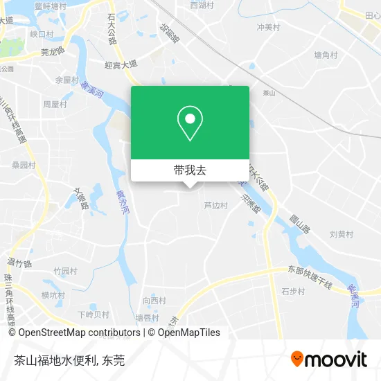 茶山福地水便利地图