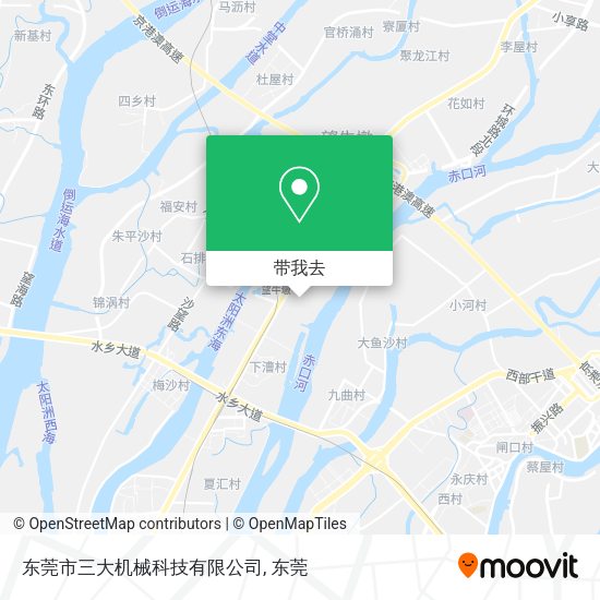 东莞市三大机械科技有限公司地图