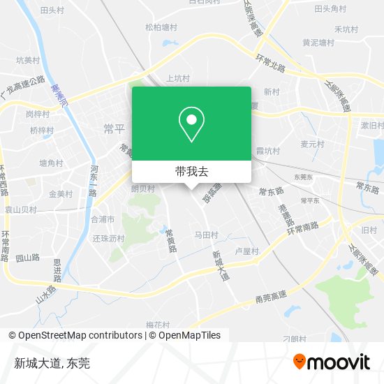 新城大道地图
