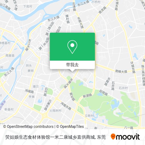 荧姑娘生态食材体验馆一米二康城乡直供商城地图