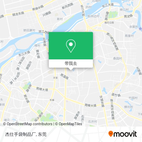 杰仕手袋制品厂地图