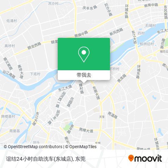 谊结24小时自助洗车(东城店)地图