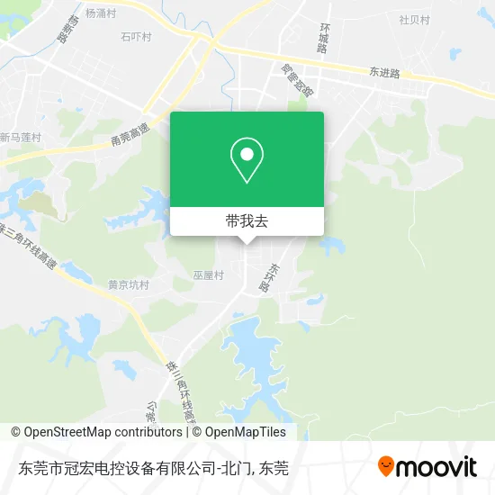东莞市冠宏电控设备有限公司-北门地图